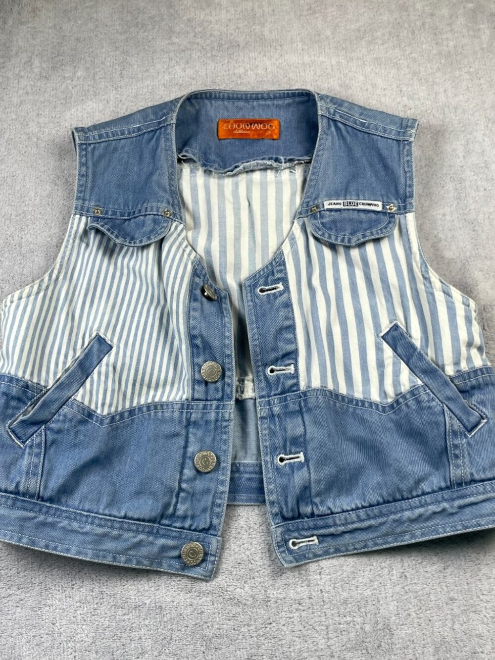 kids denim vest